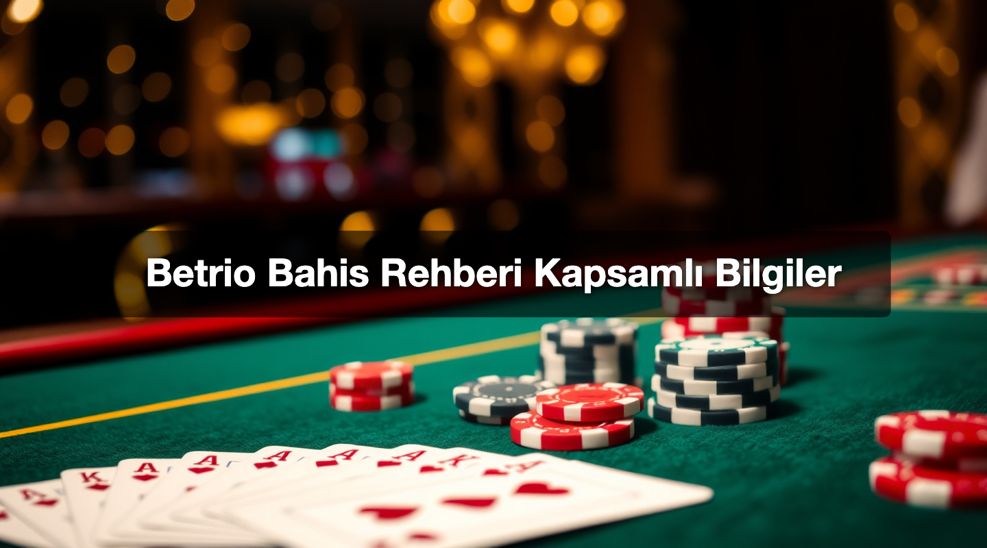 Betrio Bahis Rehberi Kapsamlı Bilgiler